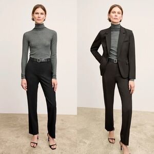 MM LAFLEUR SZ 18 The Smith Straight Trouser - Washable Wool